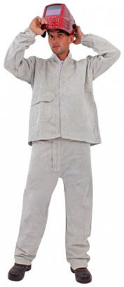 Schweißerlederjacke L