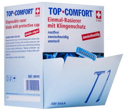 Rasierer Einweg, zweischneidig Med-Comfort