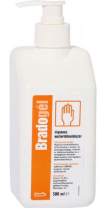 BRADOGEL kézfertőtlenítő 500ml pumpás