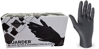 GUARDER Nitril Schwarz (3.6g | 3.2mil)  puderfreier Handschuh S