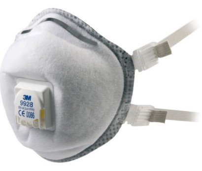 3M 9928 FFP2 részecskeszűrőfélálarc