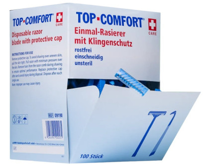 Rasierer Einweg, einschneidig Med-Comfort