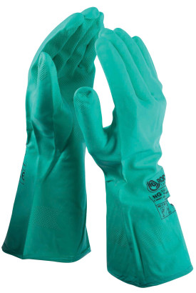 Nitril-Handschuh, grün, Größe 8