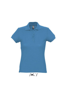 SOL'S PASSION - POLOSHIRT FÜR DAMEN aqua 2XL