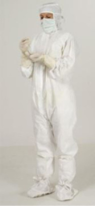 CLEANGUARD PHARMA KIT OVERALL MIT HAUBE UND STIEFELÜBERZUG BETA STERIL REINRAUM S