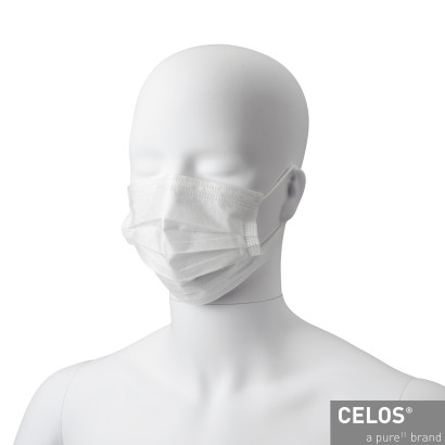 Gesichtsmaske Celos für Reinraum weiß