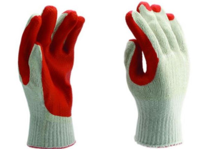 Strickhandschuh mit schnittfester vulkanisierterHandfläche, Größe 9, Nadelfeinheit 7