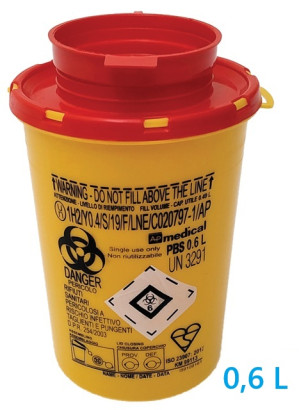 Nadel Entsorgungsbehälter Safebox 0,6l