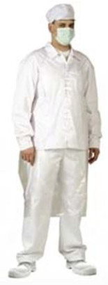 LDPE Folie Schürze Guarder 80x160cm lang weiß