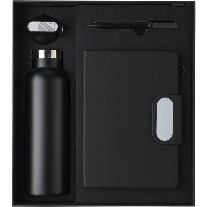 Büro-Geschenkset in Schwarz