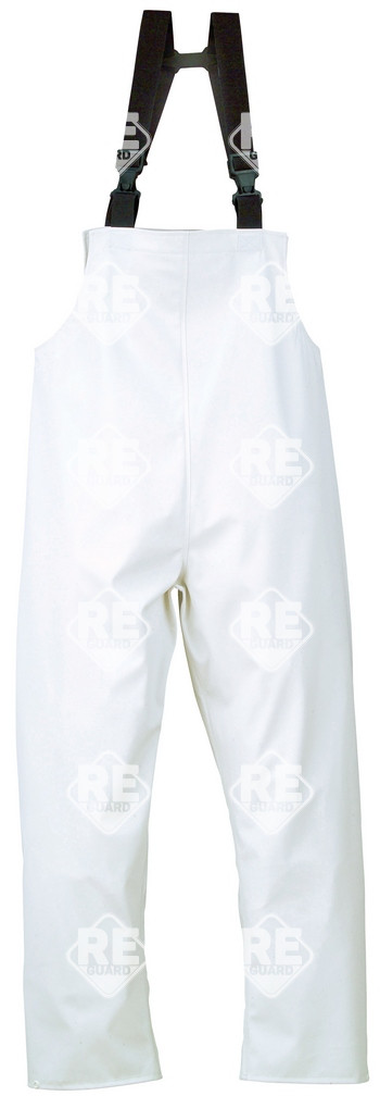 FOOD Latzhose PU weiß L