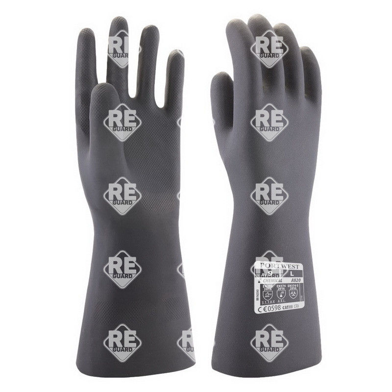 Neopren Chemikalienschutz Stulpenhandschuh L