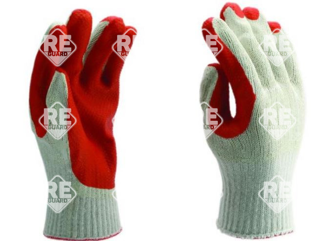 Strickhandschuh mit schnittfester vulkanisierterHandfläche, Größe 9, Nadelfeinheit 7