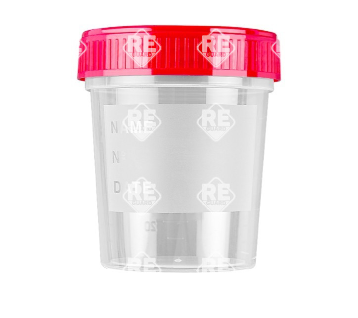 Urinbecher mit Schraubdecke, steril