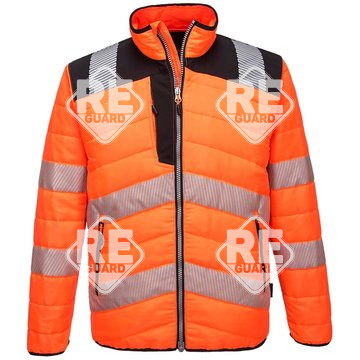 PW3 Warnschutz-Steppjacke Orange 4XL