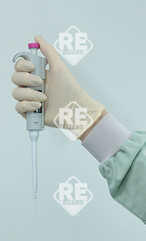 duoSHIELD LPS Latex 240 gepuderter Handschuh 100St/Box XS