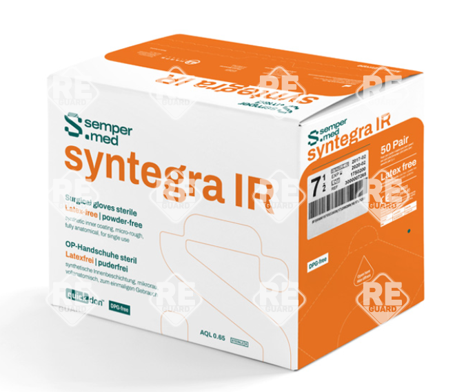 SEMPERMED® Syntegra IR, puder- und latexfreier steriler Operationshandschuh 6