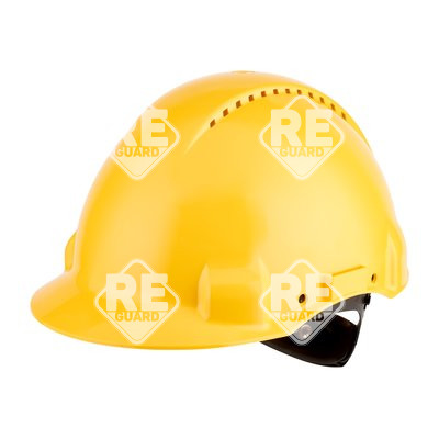 3M G3000NUV-GU sisak, sárga, racsnis fejpánt,szellőzőrésekk