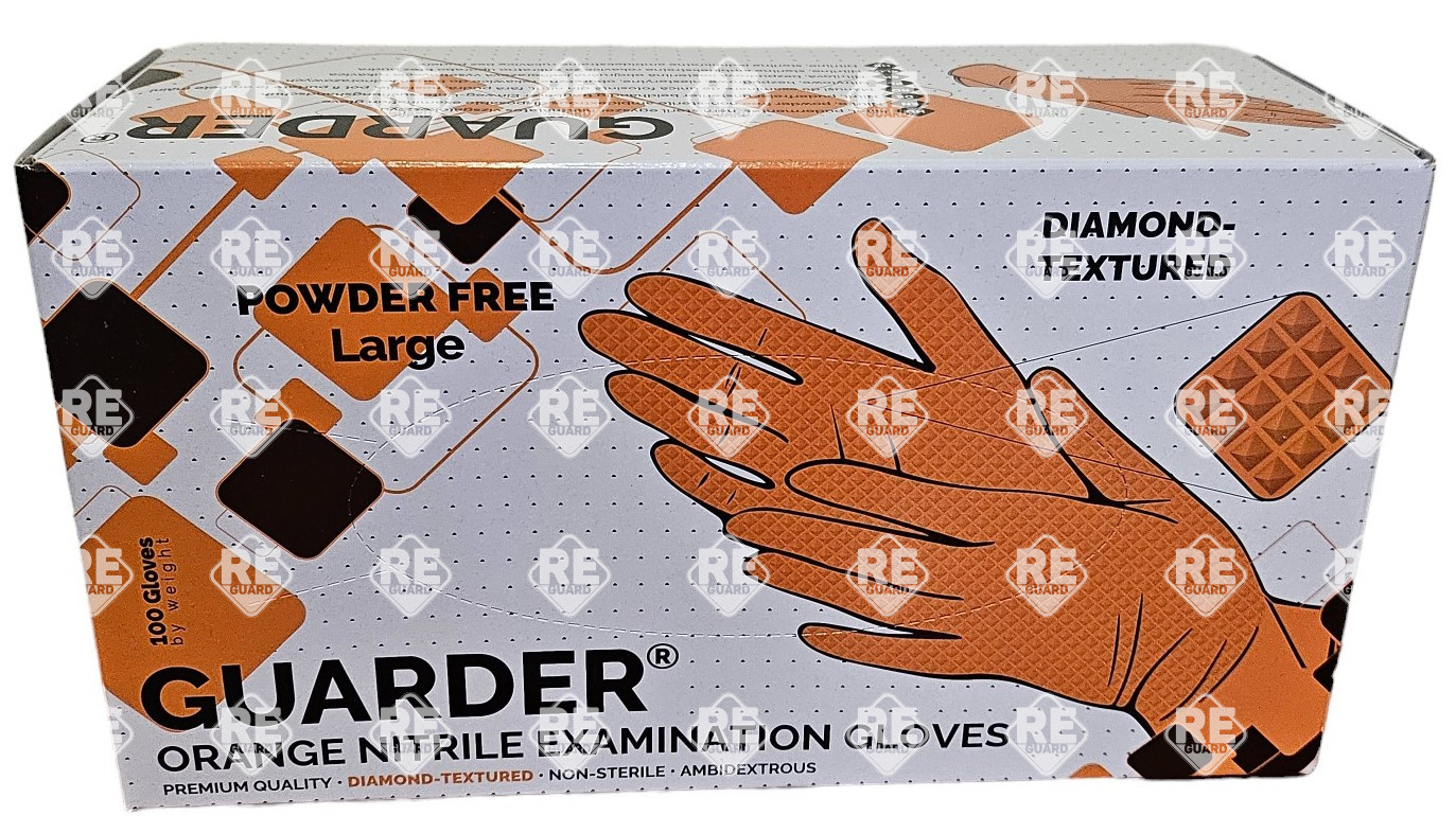 MAXTER Nitril Orange Diamond Premium Strong (8.4g | 7.0mil) pf Handschuh M
