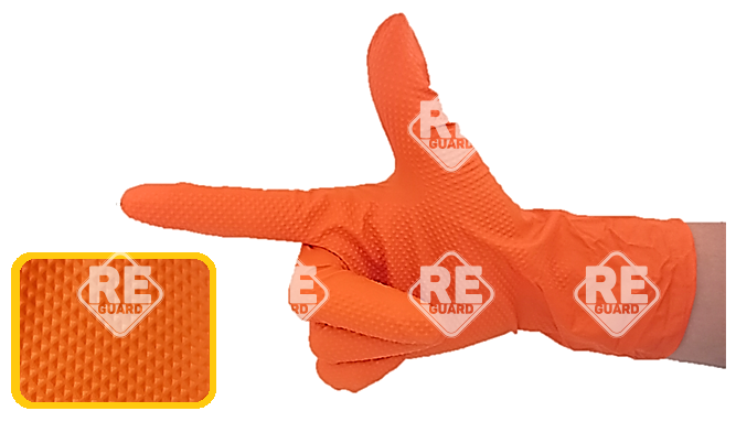 MAXTER Nitril Orange Diamond Premium Strong (8.4g | 7.0mil) pf Handschuh M