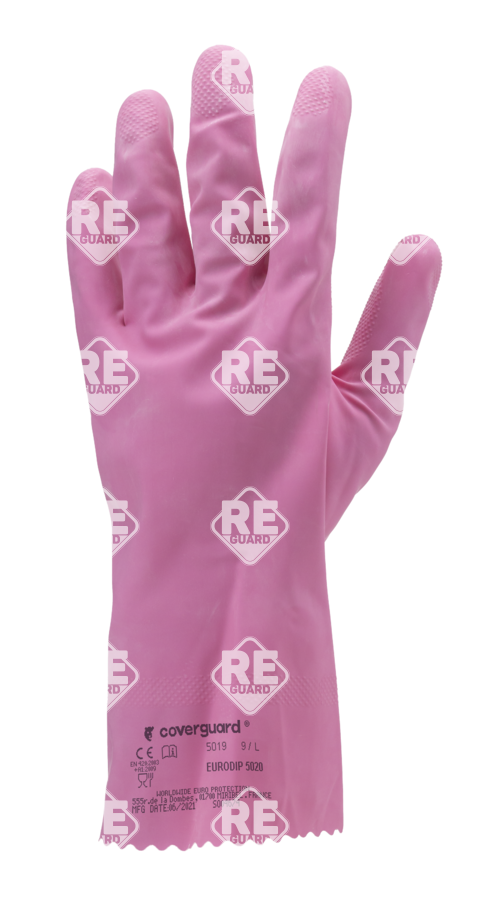 EURODIP 5020 Naturlatexhandschuhe, Haushaltsstandard rosa, S.7
