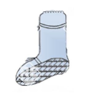 Cleanguard csizmavédő csúszásm. talp, gumis szél, 4 kötővel 36 cm 10 pár/cs.