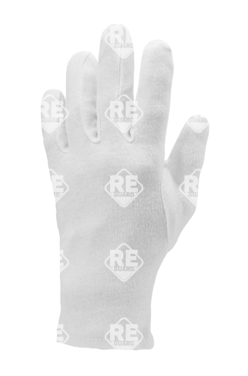 EUROLITE 4150 Genähte Boy Baumwollhandschuhe, weiß, mit Gummibündchen am Handrücken S.6