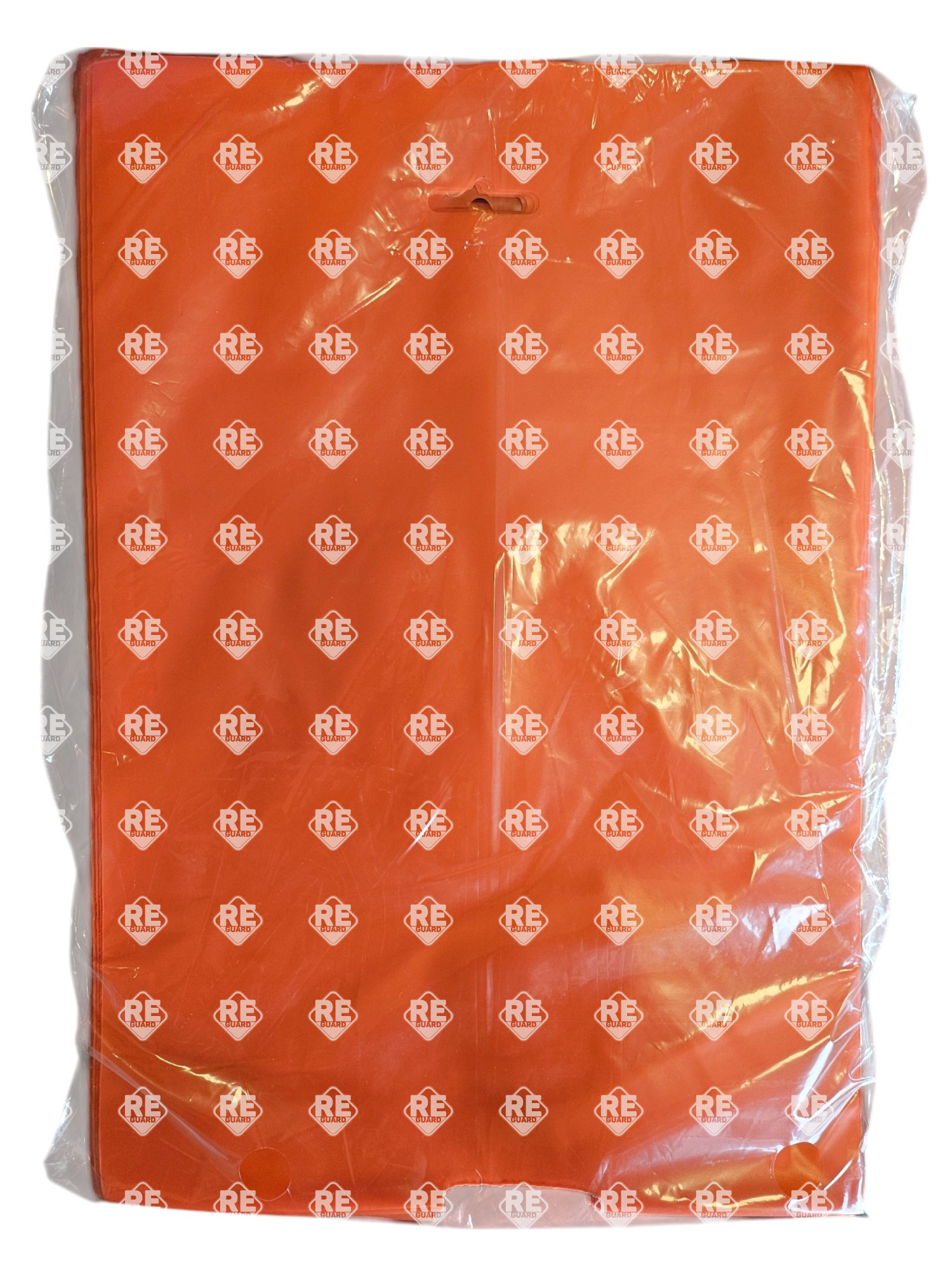 Tüte für Infusionstasche , aufhängbar orange