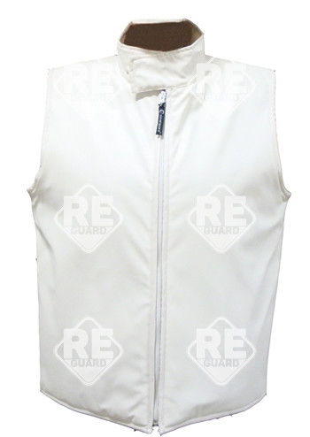 FOOD Weste PU weiß L