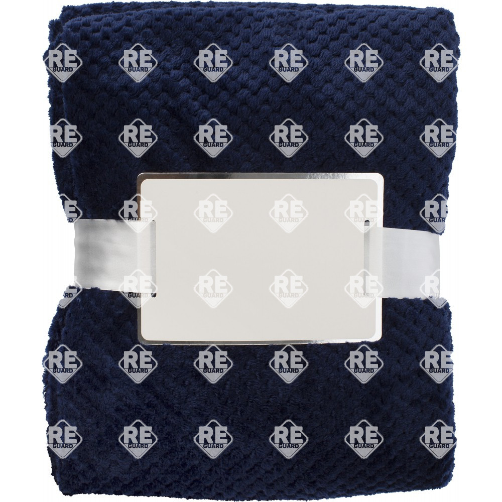 Fleecedecke mit waffelmuster grau 120x150