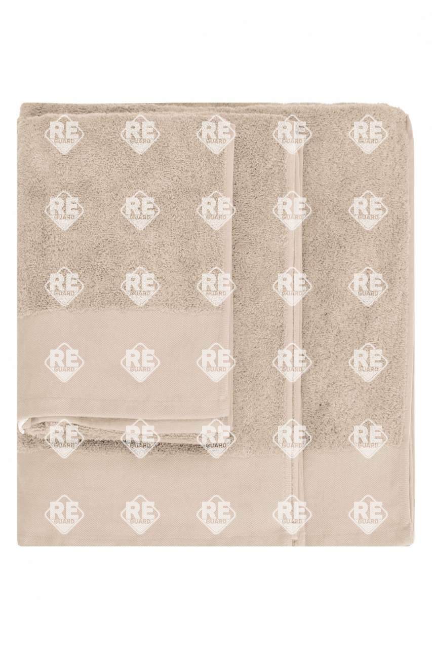 Handtuch aus Bio-Baumwolle schwarz 140x70