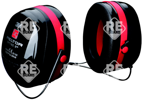 3M H540B-412-SV Optime III Kapselgehörschützer Nackenbügel