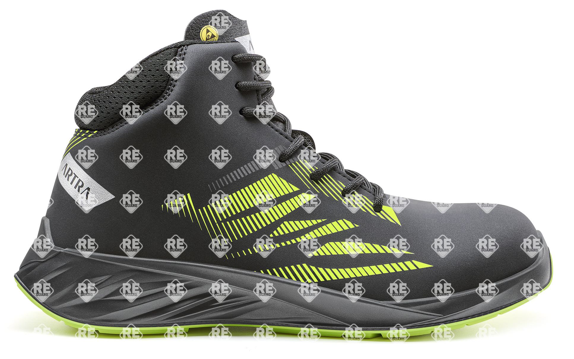 ARTRA ARDEUS 350 618080 S3L ESD schwarz/gelb stiefel 35
