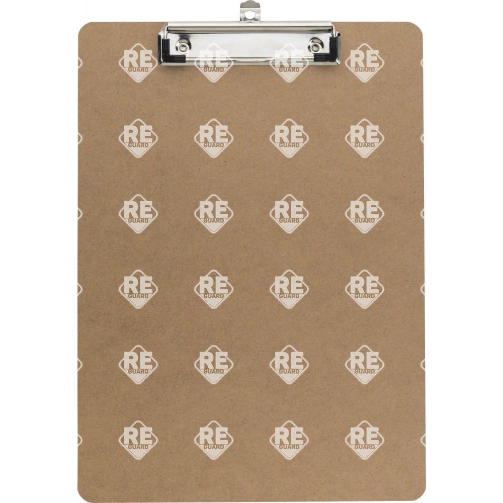 MDF-Klemmbrett braun