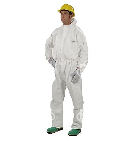 Partiguard Light TB overall, kapucnis, szellőző kék hát, fehér L