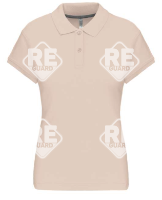 KA242 damen-pique-poloshirt mit kurzarm schwarz 2XL