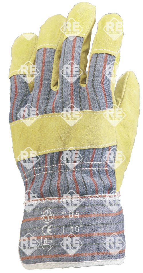 EUROSTRONG 204 Dockerhandschuh aus Rindsspaltleder mit Baumwollfutter 10