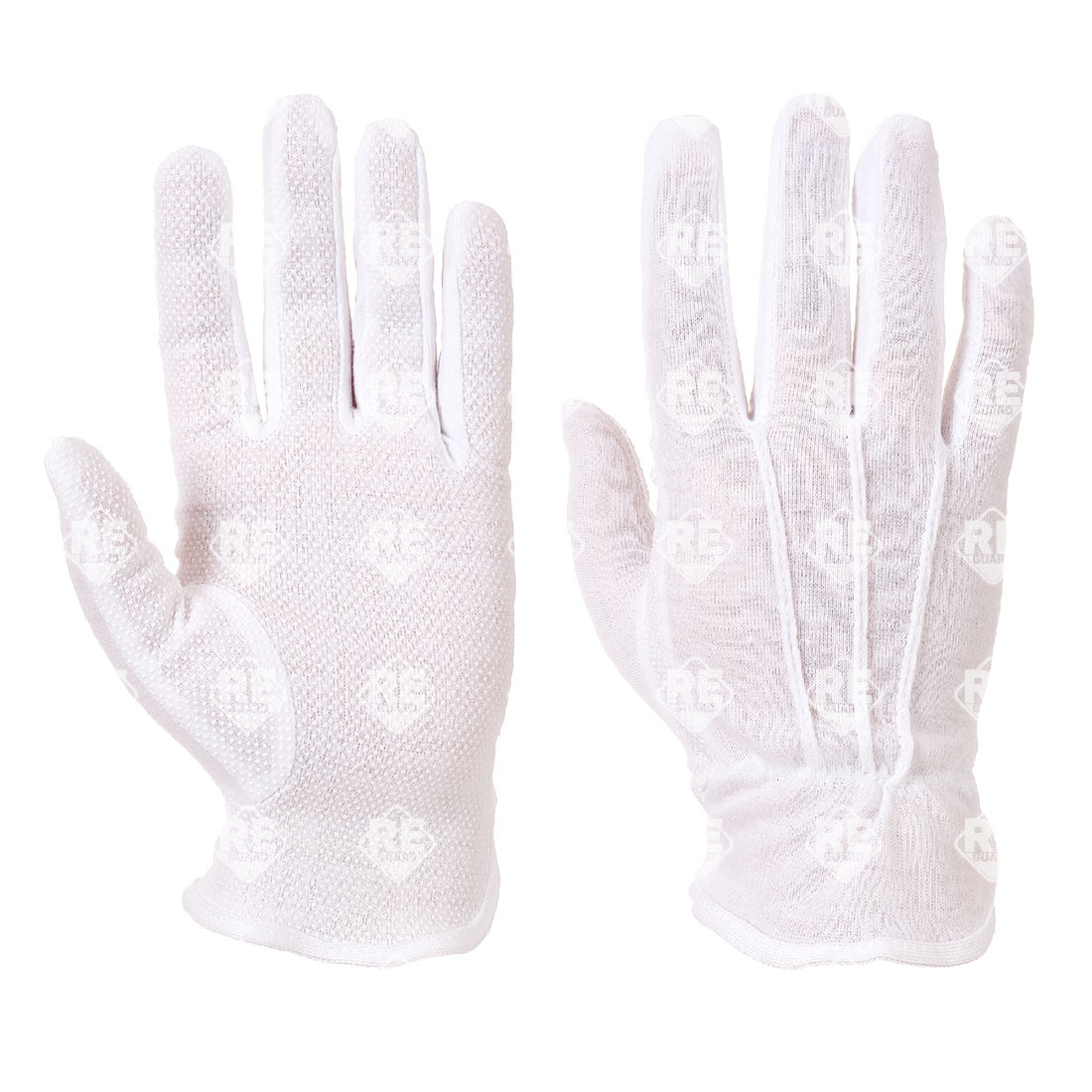 Microdot-Handschuh weiss L