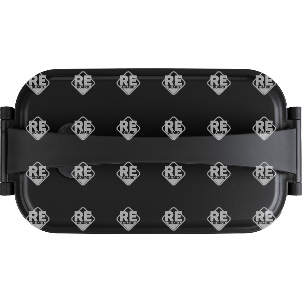 Lunchbox schwarz 2x800 ml