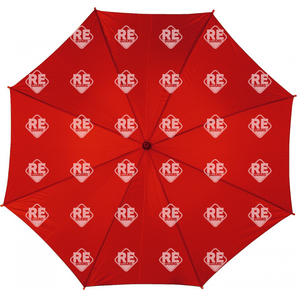 Automatischer regenschirm mit holzgestell schwarz