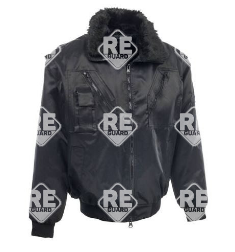 Rock Pilotenjacke, schwarz, Größe 2XL