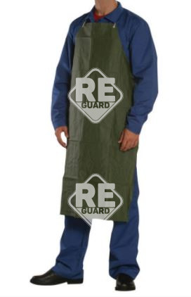 PVC Schürze, grün, 110 x 75 cm