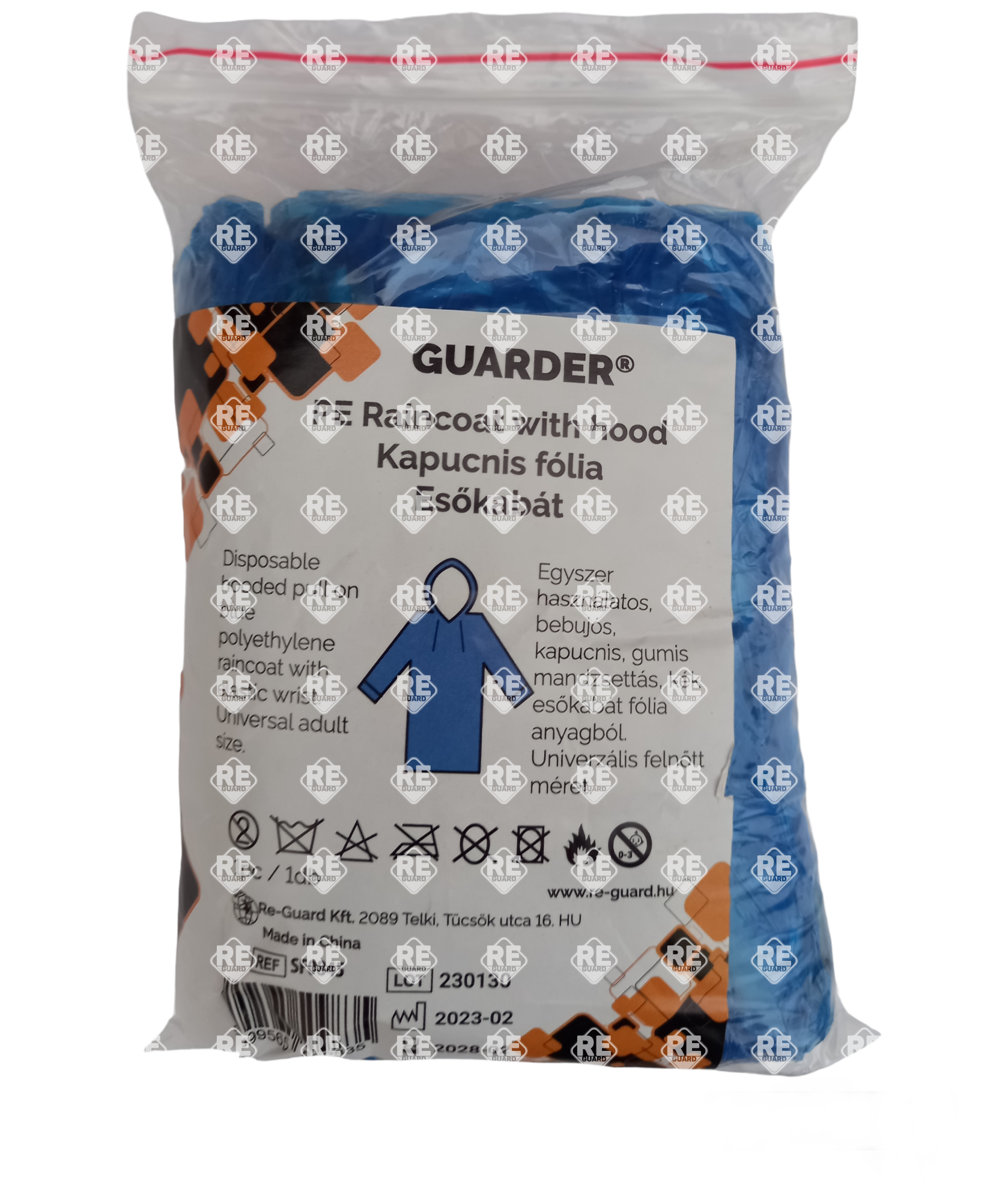 Regenmantel mit Kapuze Guarder PE