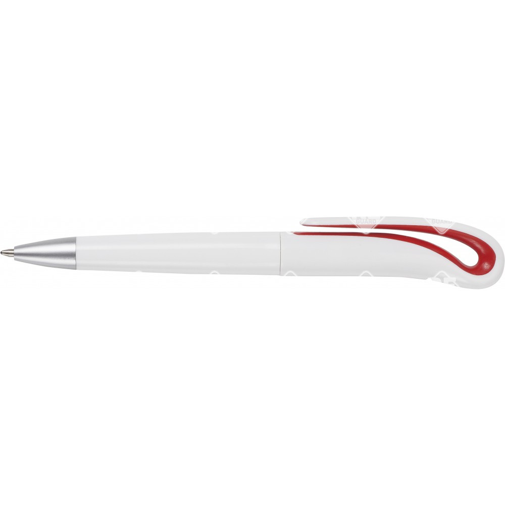 Swan kugelschreiber weiß/orange