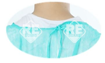 Besucherkittel Guarder m.Bindebänder elast. Manschette PP25g grün XL