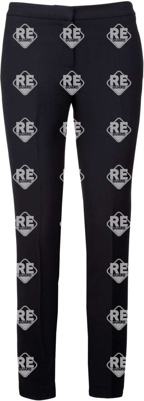 Taillierte damenhose Kariban anthrazit meliert 2XL