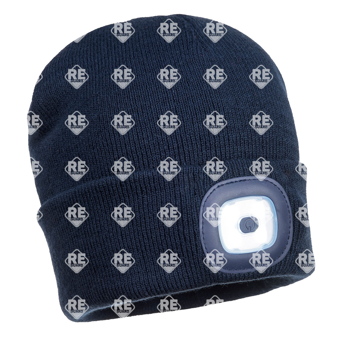 Beanie USB Wiederaufladbare LED-Kopfleuchte marine