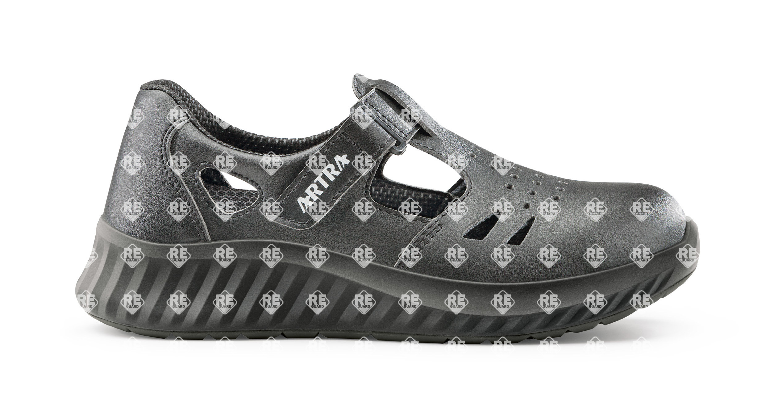 ARTRA ARMEN  9007 6660 S1 SRC schwarze Sandalen 35