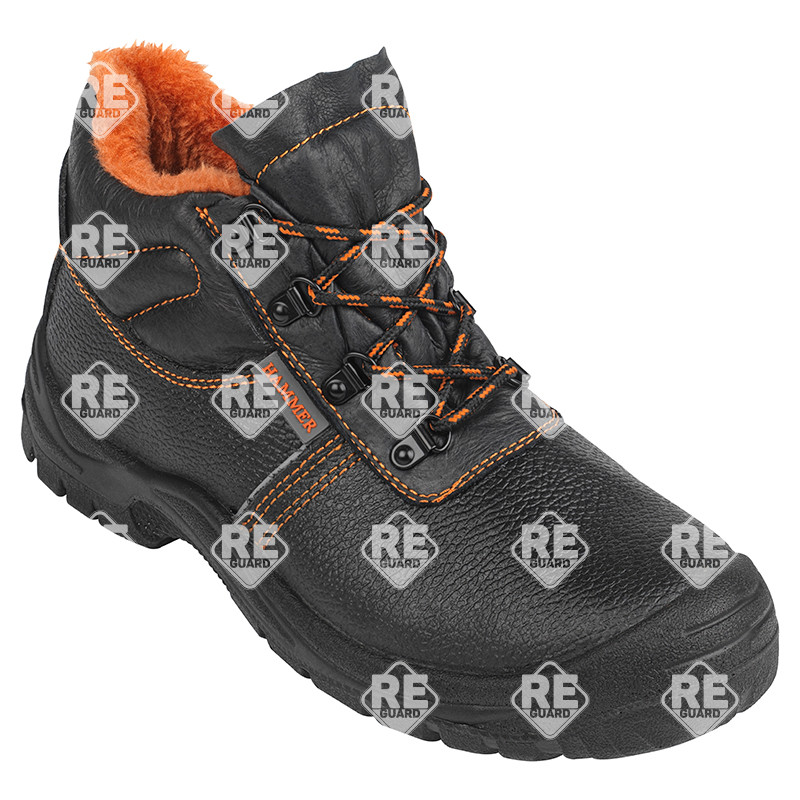 S3 SRC CI Arbeitssicherheitsstiefel mit Stahlkappe und Zwischensohle, Größe 36, HAMMER