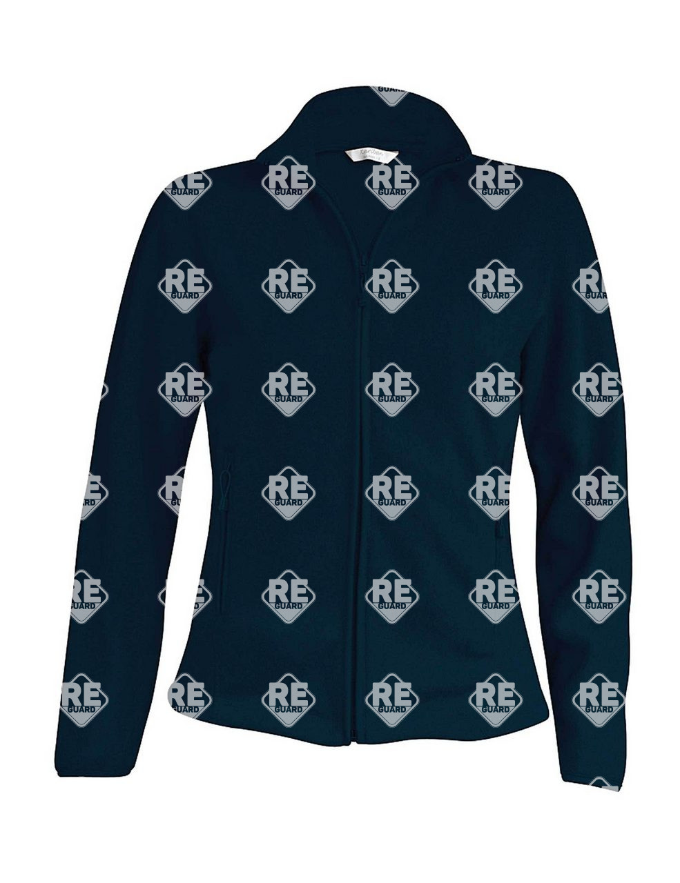 MAUREEN - DAMEN-MICROFLEECE-JACKE black 2XL